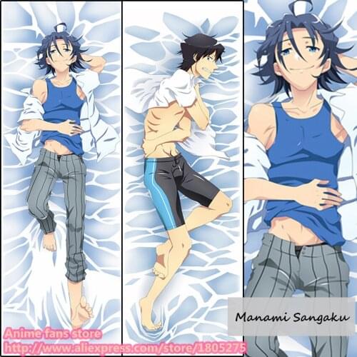 Anime Yowamushi Pedal Manami Sangaku Japanese Pillowcase Pillow Case Cover decorative Hugging Body Bedding