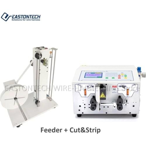 EW-06C automatic Flat cable max. 12mm CE certification wire cutting stripping and machine