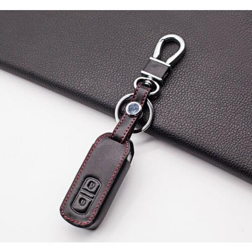 Hot Sale Soft Texture Leather Car Key Cover For Honda N BOX / N WGN / N ONE 2012-2017 Key Holder Case