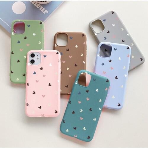 TPU Case For Huawei P30 Pro P40 P20 Mate 10 20 Lite Y6 Y7 Y9 P Smart 2019 2021 Honor 20 8X 9X 10i 20i 10 Lite Love Heart Cover