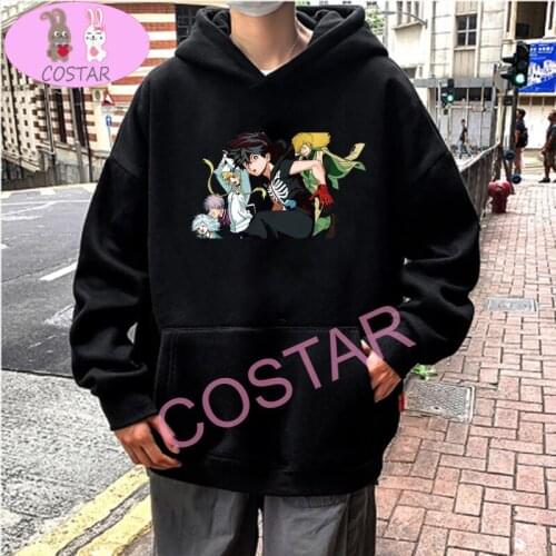 COSTAR Anime Kemono Jihen Kusaka Kabane Ichiuchi Mikohachi Printed Fashion Hoodies Pullover Harajuku Hooded Sweatershirt Unisex