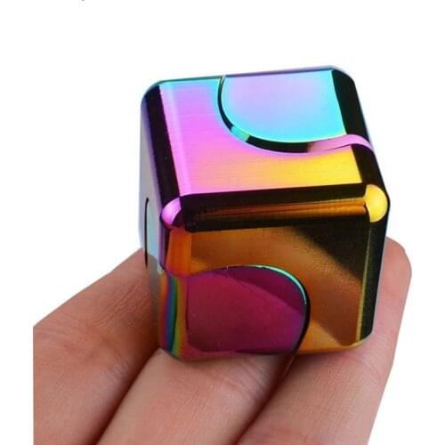 Color Spinning Fidget Spinner Stress Metal EDC Hand For Autism ADHS Anxiety Relief Focus Decompression Desk Toy Gift