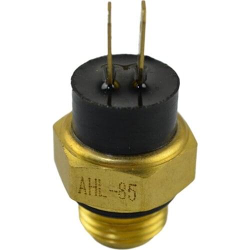 AHL Double Two Plugs Water Temperature Sensor Cooling Radiator Thermostat Switch Radiator Fan For Honda Yamaha Kawasaki Suzuki