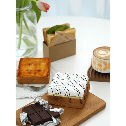 SWEETGO Artificial Puff Muffin Dessert 7cm Simulation Cream fruit Model Home decoration Photography Props showcase supplier