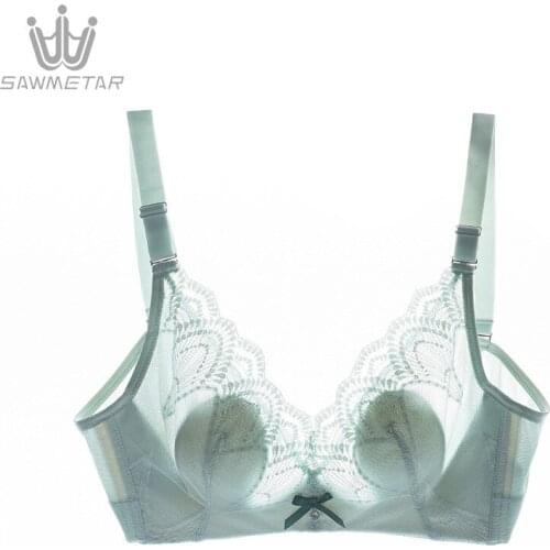 Lace Bralette Wire Free Bra Sexy Bras For Women Push Up Seamless Bra Lingerie Adjusted-Straps Cotton Comfortable For Lady