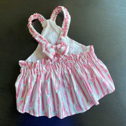 Summer Pug Dog Clothes French Bulldog Dress Skirt Poodle Schnauzer Welsh Corgi Shiba Inu Dog Clothing Pet Dresses Costume Outfit