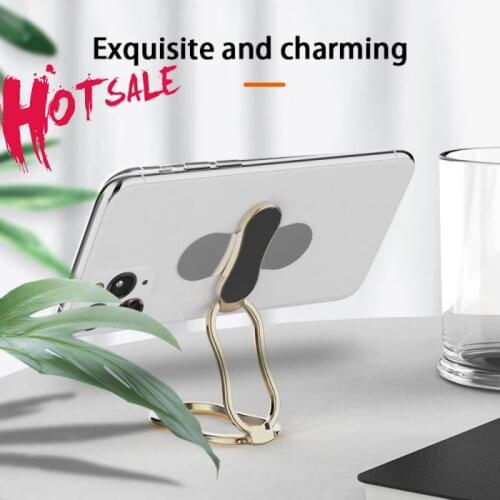 Luxury Spin Folding Phone Holder Rotatable Magnet Metal Finger Ring Smartphone Socket For Magnetic Smartphone Stand