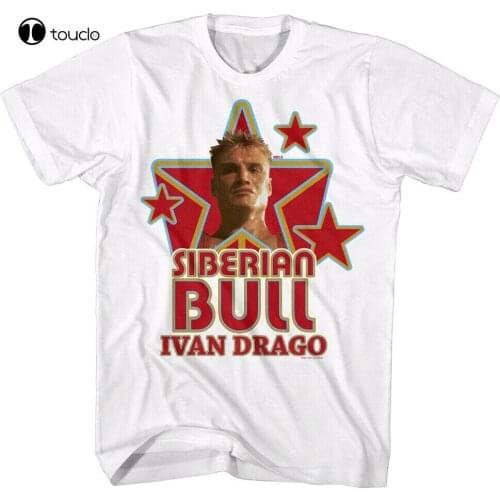 Ivan Drago Siberian Bull MenS T Shirt Dolph Lundgren Soviet Boxing Tee Shirt
