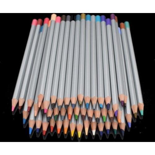 New 24/36/48/72 Water Colour Pencils Paper/Tin Case Colorful Drawing Pencils Great GIft Water Soluble Pencils for Drawing Pencil