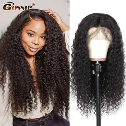 Deep Curly Lace Front Wig Natural Hairline Deep Curly Human Hair Wigs Pre-plucked Lace Front Human Hair Wigs For Black Women