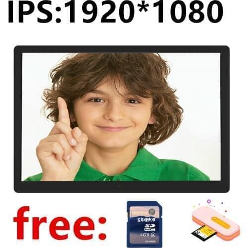 NEW 13.3/14 Inch IPS Backlight HD 1920*1080 Full Function Digital Photo Frame Electronic Album digitale Picture Music Video gift