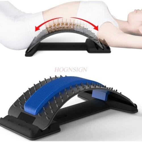 Lumbar traction device Massager Lumbar Disc Protrusion Traction Therapy Waist Strain Massage Home Appliance Cushion Spine Belt