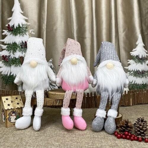 Christmas Decorations 2021 Christmas ornaments Dolls Christmas Tree Decorations santa claus New Year Xmas Gifts Gnomes Navidad