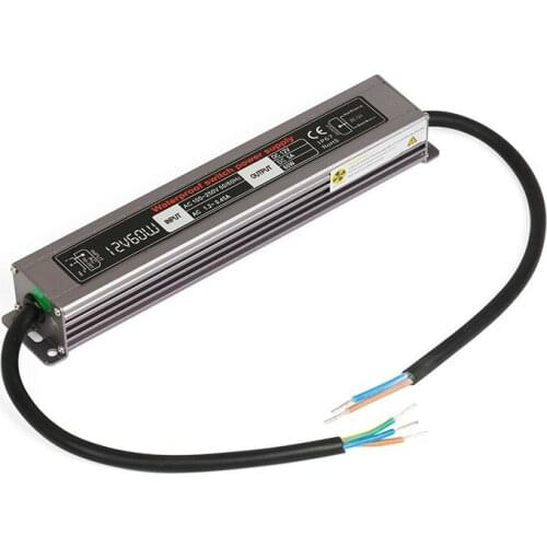 [Seven Neon]Wholesales IP67 waterproof DC12V 60W/DC24V 60W metal switch power adaptor led lighting power transformer with cable