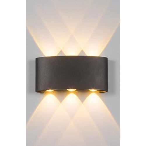 Modern LED Wall Light 2W/6W/8W Waterproof Outdoor Garden Porch Wall Sconces Indoor Wall Lamp Aluminum Balcony Patio Wall Lights