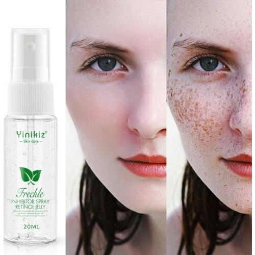 2019 New Freckle Inhibition Jelly Spray Remove Freckle Melasma Acne Spots Whitening Lightening Serum Floral Spray