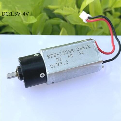 DC 1.5V-4V 180 motor high speed planetary gear box D-shaft 3V 1320rpm Mini plastic planetary deceleration silent DIY Hobby toys