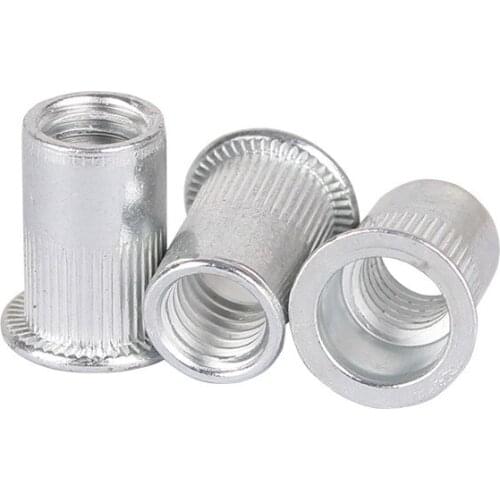 Rivet Nuts Aluminium Flat Head M3 M4 M5 M6 M8 M10 Metric Flat Head Blind Insert nut hand Rivet Nut Rivet Nut
