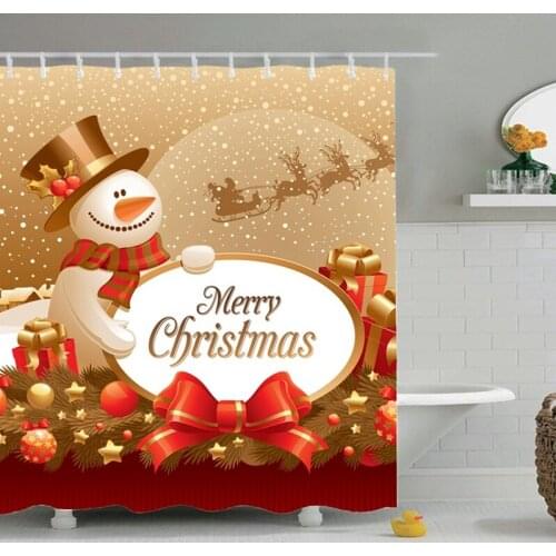 Zen Shower curtain fabric 3d bathroom shower curtains bathroom curtain hooks waterproof water repellent bathroom