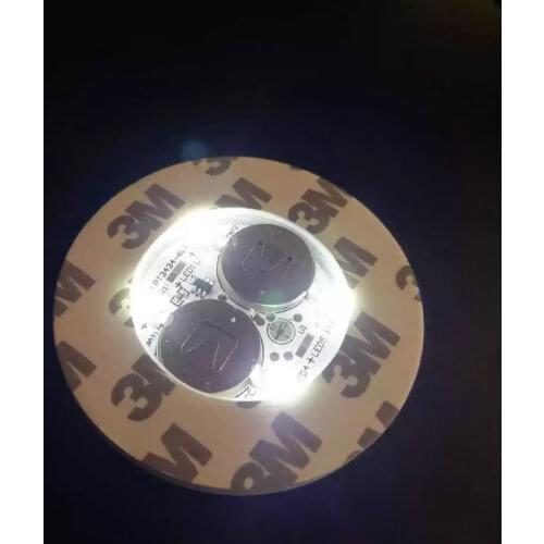 10pcs 6 LEDs Super bright 3mm Flashing Lights Bulb Bottle Cup Mat Coaster LED glorifier mini glow stick for Club Bar Party-WHITE