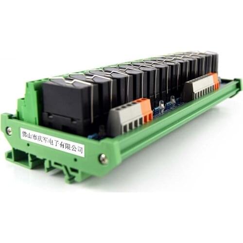 12-way relay dual-group module 24V multi-channel solid state relay PLC output amplifier board