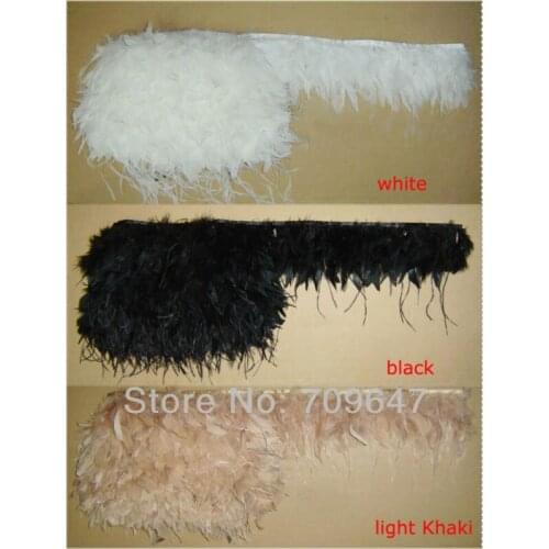 2 Meters/lot Turkey Fragments Feather Trim Chandelle Feather fringe with Ostrich Feathers,Feather Decoration