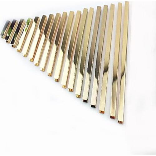 20pcs 3/5/10/15/20 cm Iron Bag Strap Cover Clasp Screw Purse Decor End Clips Edges Corner Protector Belt Tails DIY Leather Craft