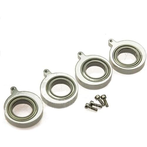 4PCS Front/Rear Hydraulic Transmission Box Bearing Mount Upgrade Spare Part For Sakura D3 DGCS XI/XIS