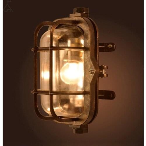 American Retro Industrial Creative Wall Lamp Loft Personality Bar Decoration Waterproof Explosion-proof Outdoor E27 Lighting
