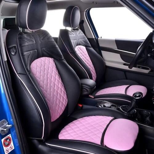 Car Seat Covers For BMW MINI Cooper R56 F60 ROYAL CRAFTSM Wholesale Waterproof Leather Auto Seat Protector Car Accessories