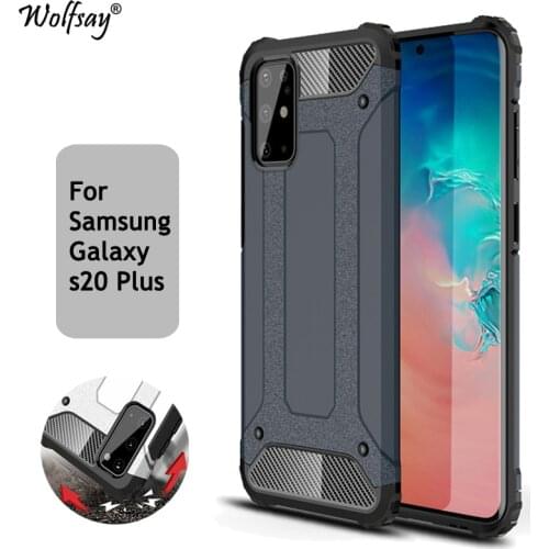 For Samsung Galaxy S20 Plus Case Shockproof Rubber Hard Back Phone Case For Samsung Galaxy S20 Plus Cover For Samsung S20 Plus
