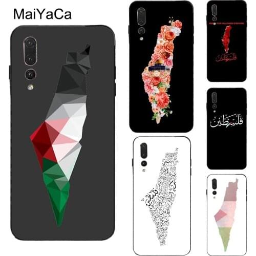 MaiYaCa Palestine Map Flag Case For Huawei Honor 20 7A Pro 10i 8X 9X 9 10 Lite 7C 8A 8C 8S Y9 Y6 Y7 2019 Nova 5T