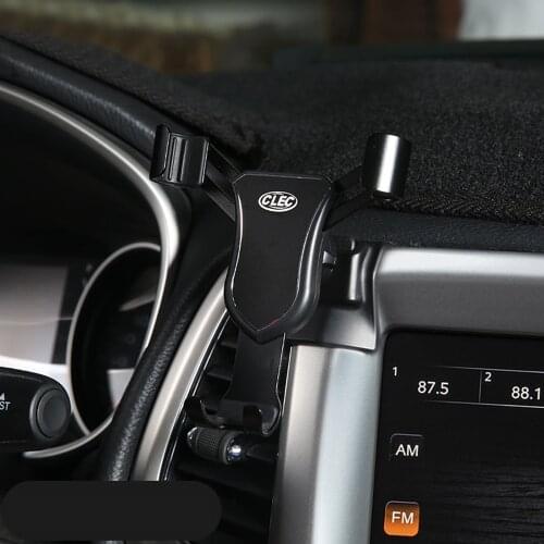 Car Air Vent Mount Cradle Mobile Phone Holder Smartphone Bracket for Jeep Compass 2017 2018 2019 (Not fit 3.5'' screen!)