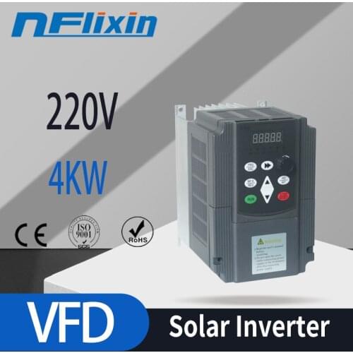For Europe !220v 0.75Kw/1.5Kw/2.2Kw/7.5KW VFD Frequency Inverter 1 P2 20v Input 3 P 380V Output 10A Motor Speed Control