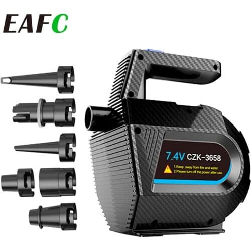 2 in 1 Electric Air Pump + Compress Air Pump Quick Fill Compression for Air Mattress Cushions Beds Swimming Ring Vacuum Bag