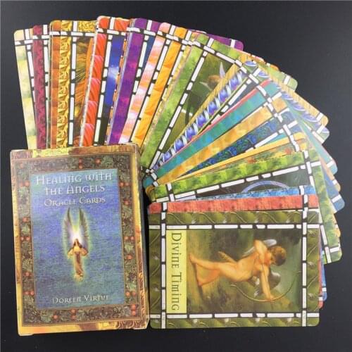 Tarot Cards Oracle Cards English PDF Instructions For Family Deck Board Games Guidance Divination Fate Playing Card