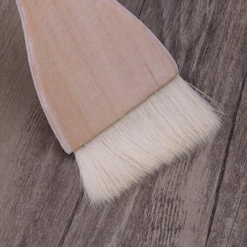 Goat Hair Handle Art Supplies Watercolor Acrylic Wood Oil Paint Brush Six Sizes E56C