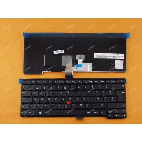New SP Spanish Teclado For IBM Lenovo Thinkpad T440 T440P T440S T431S Laptop Keyboard Black Frame Black For Win8, no Backlit
