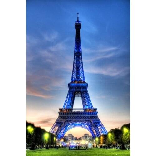 Maple Eiffel Tower The wooden puzzle 1000 pieces ersion paper jigsaw puzzle white card adult childrens educational toys