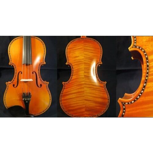 Solid wood SONG excellent Maestro viola 16 1/2" inlay shell purfling #12465