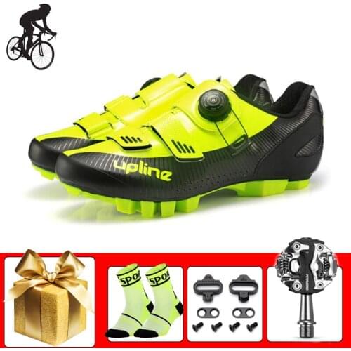 Professional Mountain Bike Sneakers Unisex Breathable Self-locking Cycling Shoes Wear-resistant Sapatilha Ciclismo Mtb Footwear
