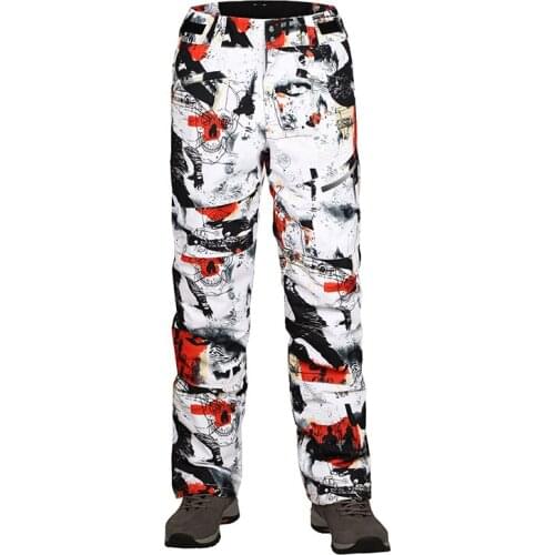 Hot Free Shipping Man Snowboard Skiing Pants Windproof Waterproof Outdoor Sport Wear Camping Riding Skiing Super Warm Trouser