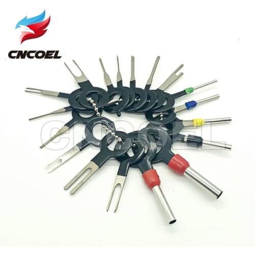 18Pcs Automotive Plug Terminal Remove Tool Set Key Pin Car Electrical Wire Crimp Connector Extractor Kit Accessories