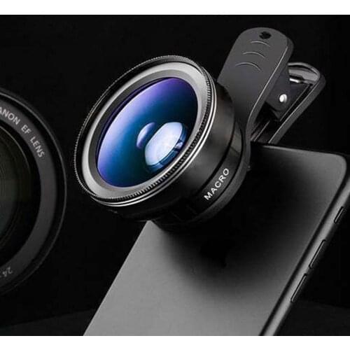 Fish Eye Lens Wide Angle Macro Fisheye Lens Zoom For iphone 7 8 plus XS MAX X Mobile Phone Camera Lens Kit de pez para movil