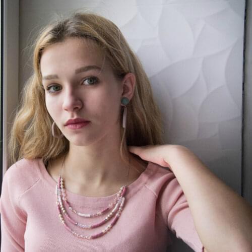 Crystal Beads Choker Necklace Female Chain Collar Necklace Women Accessories Necklace Trendy Fashion Jewelry Gift For Friends