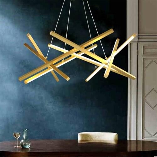 Modern Wrought Iron Ceiling Chandelier Led High-end Chandelier Hotel Interior Lighting Decor Living Room Dining Room