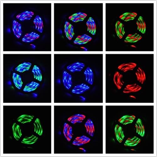 LED Strip Light 3Key Control USB Cable Flexible Lamp Lighting 1M 2M 3M 4M 5M Tape Diode SMD 2835 DC 5V Desk Screen TV Background