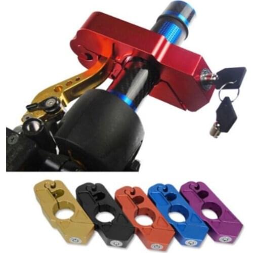 High Quality Universal Motorcycle Scooter ATV Brake Handlebar Security Anti-Theft Lock candado motor motor bike accessories