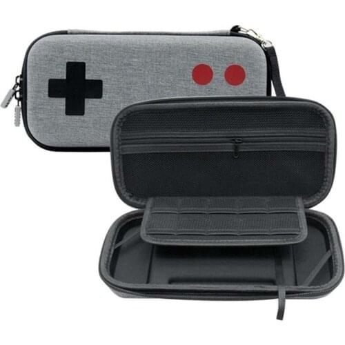 Game Console Protective Storage Bag for Switch/ Switch Lite Large Capacity Game Cards Cable Carrying Pouch Waterproof Handbag