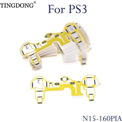 100PCS Original Repair Parts Flex Cable For PS3 Conductive Film Vibration For PS3 Controller 160a N15-160PIA instead of 188